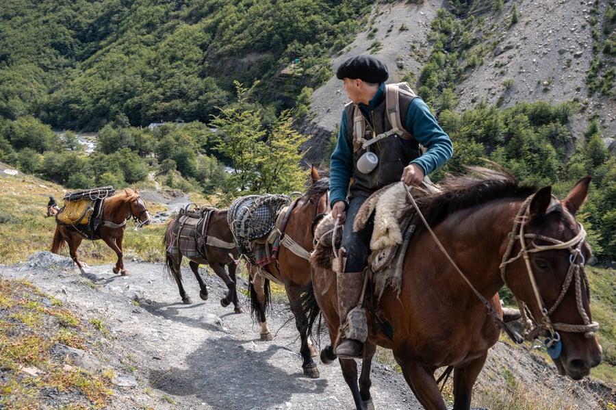 BAQUEANO - PILCHERO - CABALLO - SENDERO-BASE-TORRES-08998