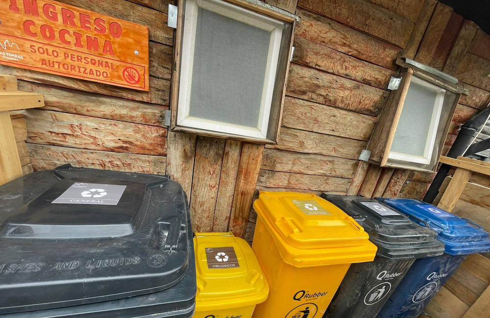 Reciclaje Bar Pionero Torres del Paine