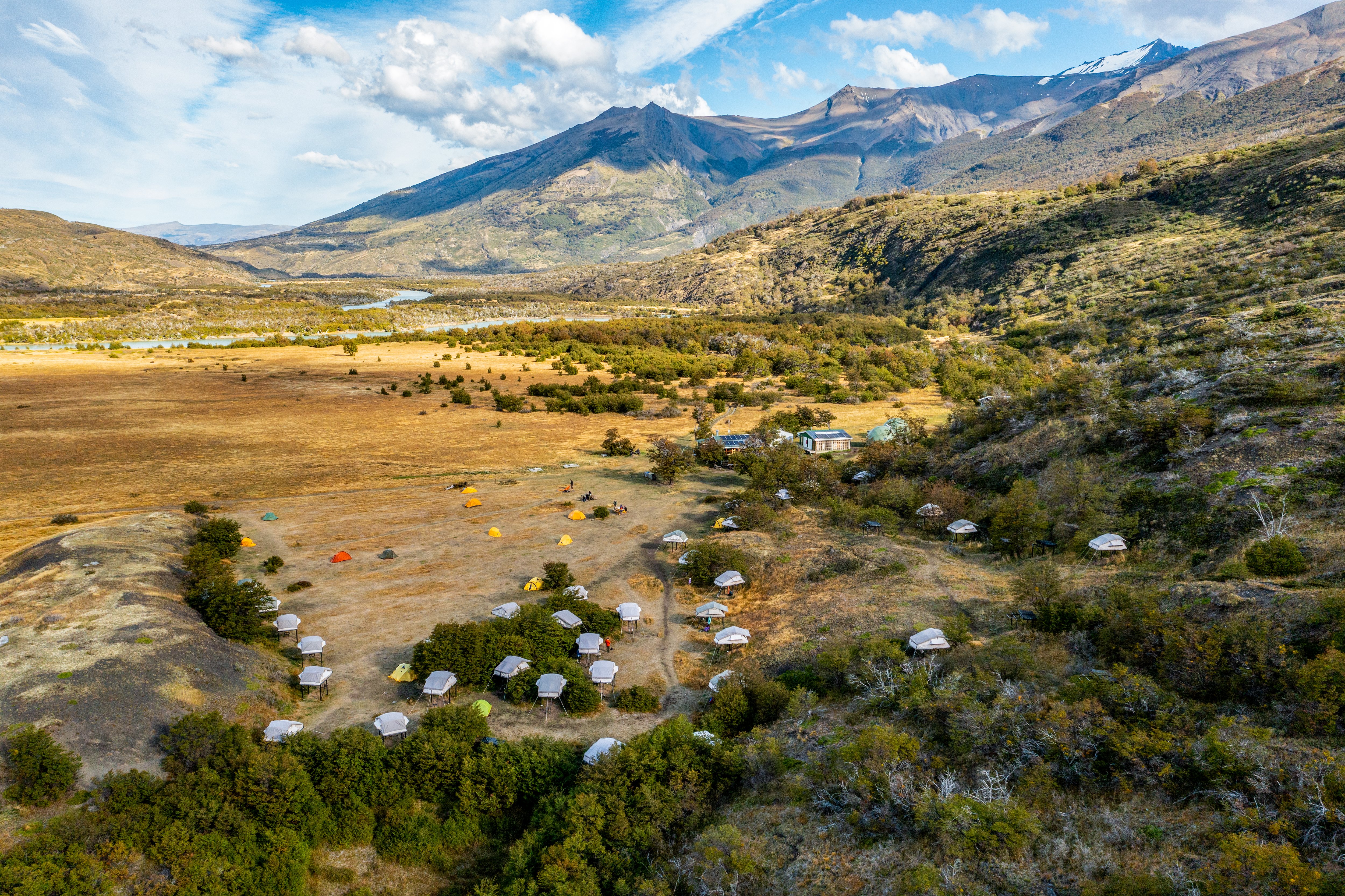 Discover the ultimate camping experience in Torres del Paine National Park with fully- and semi-equipped options, ensuring adventure and comfort amid Patagonia's natural wonders.