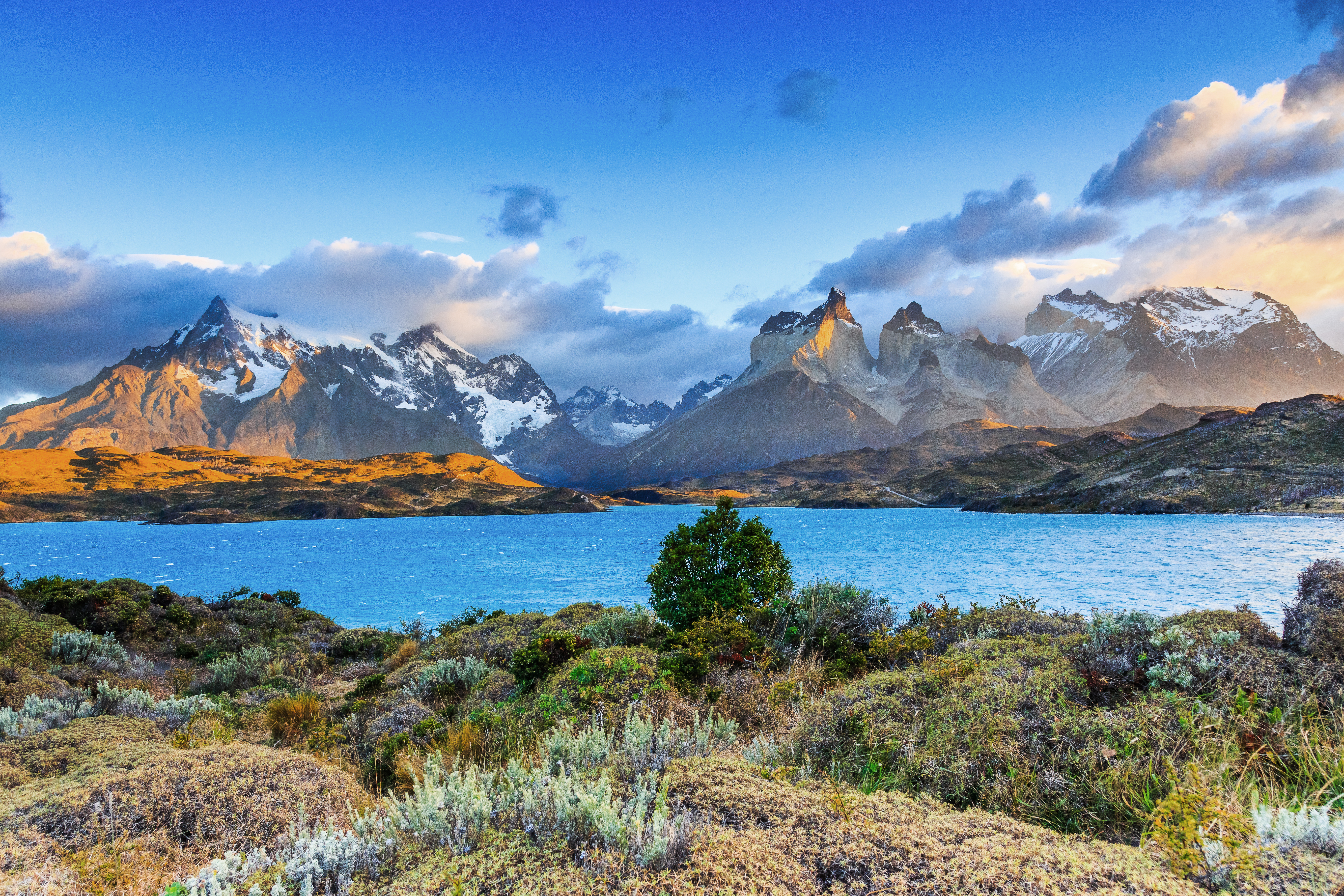 Lakes in Torres del Paine